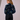 Midnight Bomber Cotton Velvet Zip-Up Jacket