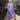 Vanessa Purple Hand Block Cotton Long Maxi Dress