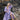Vanessa Purple Hand Block Cotton Long Maxi Dress