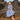 Nerine Floral Block Print Cotton Long Maxi Dress