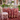 Ruby Blossom Mughal Round Hand Block Print Tablecloth